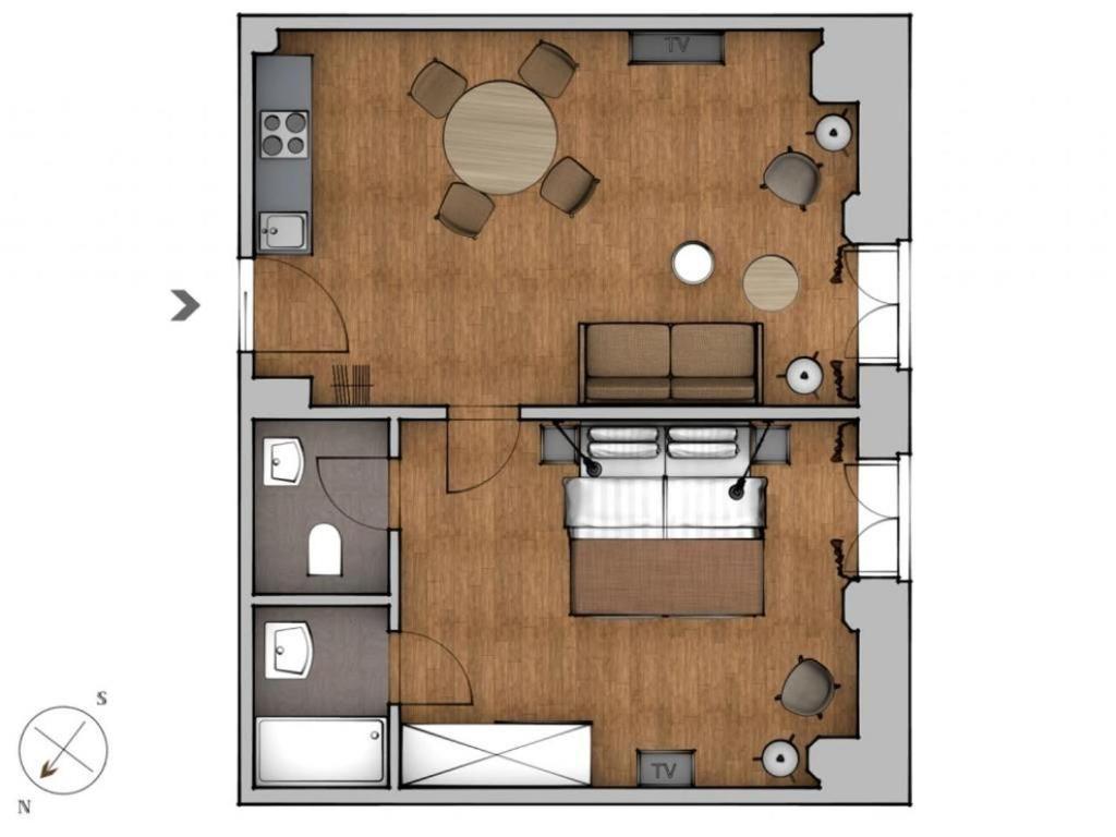 Ohlerich Speicher App_ 04 Висмар Экстерьер фото